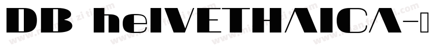 DB helVETHAICA字体转换
